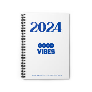 Good Vibes Spiral Notebook - Ruled Line