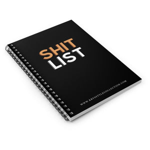 Shit List Spiral Notebook