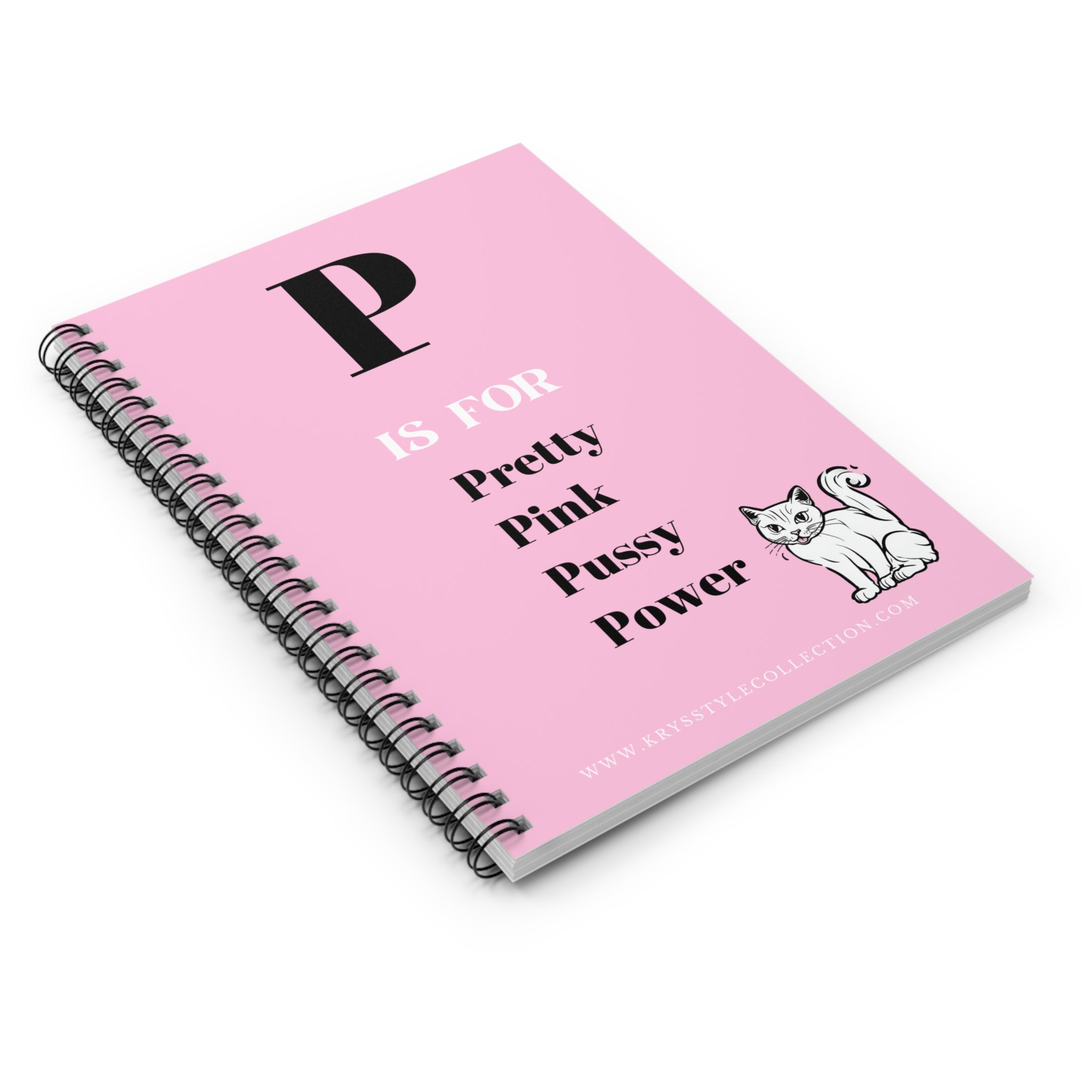 P is for   Spiral Notebook